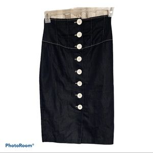 Charlotte Russe Skirt Denim Style Cotton Small J7